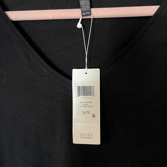 Eileen Fisher V Neck Shift Dress NWT - Picture 7 of 7